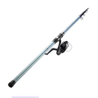 Caña Telescópica SYMBIOS-100 con Carrete Surfcasting 420cm