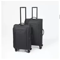 Pack de 2 maletas negras