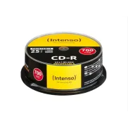 Pack de 25 CD-R Printable 700 MB 52x Intenso