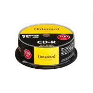 Pack de 25 CD-R Printable 700 MB 52x Intenso