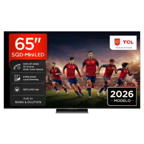 TCL C8L 65" SQD Mini Led 2026 con reembolso disponible