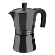 Cafetera Italiana Monix 9 Tazas, Aluminio y Vitrocerámica