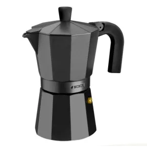 Cafetera Italiana Monix 9 Tazas, Aluminio y Vitrocerámica