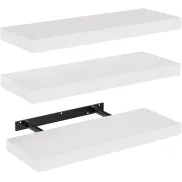 Juego de 3 baldas de pared blancas AMADA HOMEFURNISHING