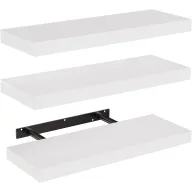 Juego de 3 baldas de pared blancas AMADA HOMEFURNISHING
