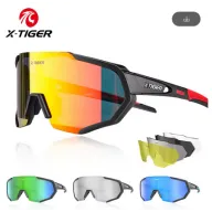 Gafas de ciclismo polarizadas X-TIGER, fotocromáticas 35"
