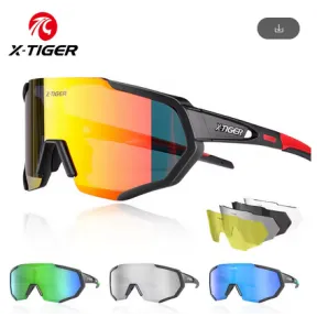 Gafas de ciclismo polarizadas X-TIGER, fotocromáticas 35"