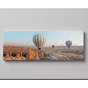 Capadocia 150x50: Cuadro decorativo moderno.