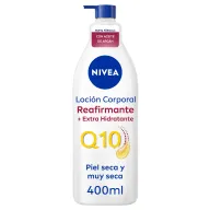 Body Milk Reafirmante NIVEA Q10 con Aceite de Argán 800 ml
