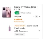 Xiaomi 17T (12GB 512GB) + Altavoz Bluetooth GRATIS 360€