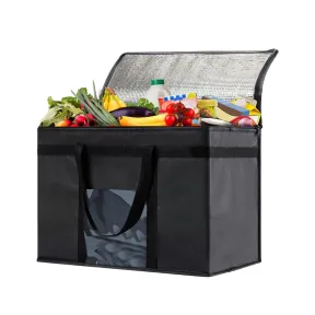 Bolsa grande plegable isotérmica con compartimento térmico