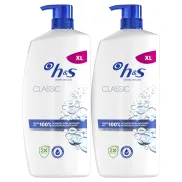 Champú Clínico Anticaspa H&S 2X800ml con Dispensador