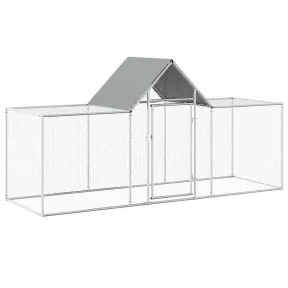 Gallinero metálico multitalla de acero galvanizado para conejos