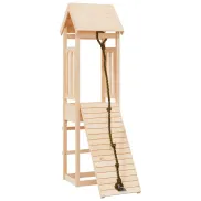 Casita Infantil de Madera con Pared de Escalada vidaXL