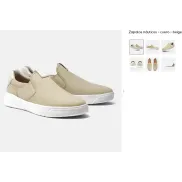 Náuticos de cuero beige Timberland