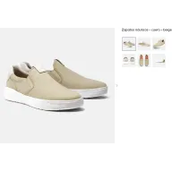 Náuticos de cuero beige Timberland