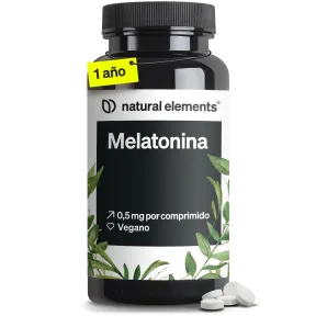 Suplemento de Melatonina Pura para Sueño y Jet Lag