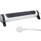 Regleta de enchufes LEGRAND con 4 tomas y 3 m de cable.