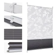 Plissee DoppelPlissee Day+Night 70x130cm sin taladrar