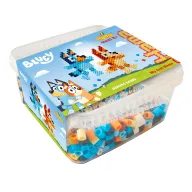 Caja de manualidades Maxi Beads - 900 cuentas Hama Bluey