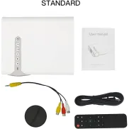 Proyector Mini YG520 1080P HDMI para Smartphone y Home Theater