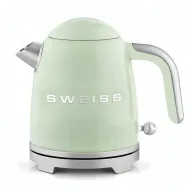 Hervidor eléctrico vintage verde KTS7 de 1 L y 1000 W
