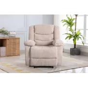 Sillón CHEF2 color Visón de tela para relax