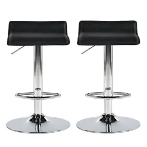 Taburetes ajustables KENY negros - Pack de 2