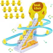 Pato eléctrico escalador - Juguete Montessori con música