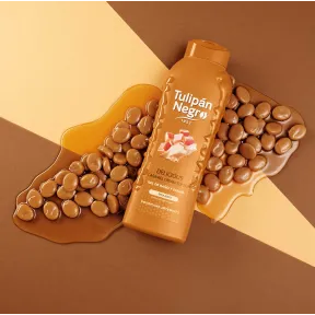 Gel de Ducha Caramelo y Café - TULIPÁN NEGRO, 85% natural