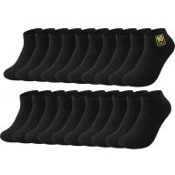 Calcetines Cortos Negros Tobilleros Algodón Suave - Unisex