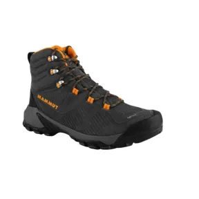 Botas de montaña Mammut Sapuen High GTX Hombre Negro Naranja