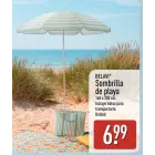 Sombrilla de playa, Bolsa mochila plegable y neceser