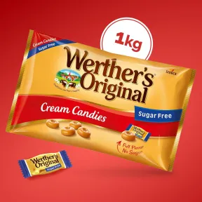 Caramelos Toffee sin Azúcar Werther's Original 1Kg