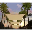 Toldo Beige Rectangular 4,27 x 6,10 m, 95% Bloqueo UV