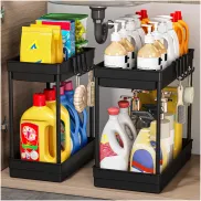 Organizador Bajo Fregadero TidyTrove - 2 Niveles para Cocina