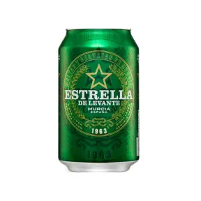 Cerveza Estrella de Levante: 12 Latas de Sabor