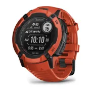 Garmin Instinct 2X Solar: Reloj GPS Militar Rojo con Carga Solar