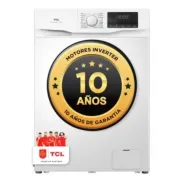 Lavadora 12 kg Carga Frontal TCL - 1400 rpm, Clase A