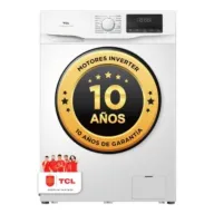 Lavadora 12 kg Carga Frontal TCL - 1400 rpm, Clase A