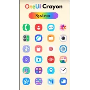 Paquete de Iconos Crayon para OneUl