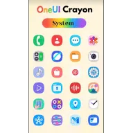 Paquete de Iconos Crayon para OneUl