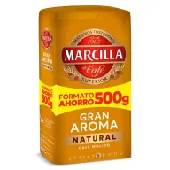 Café Molido Marcilla Gran Aroma Natural 3 x 500g