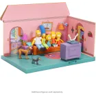 Diorama Oficial de la Sala de Estar de Los Simpson - Jakks Pacific