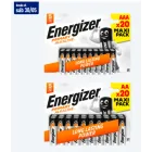 Pilas alcalinas Energizer Maxipack - AA y AAA (20 unidades)