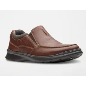 Zapatillas de piel CLARKS Cotrell, tallas 42 a 46