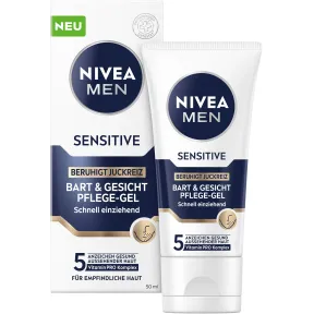 NIVEA MEN Gel Calmante para Piel Sensible y Barba