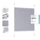 Estor Plisado 70 x 130 cm sin Agujeros para Ventana