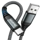 Cable de Carga Rápida USB C 1M, Nylon Trenzado 3A