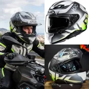 Casco HJC F71 Bard MC4HSF ECE22.06 con PinLock y visor solar